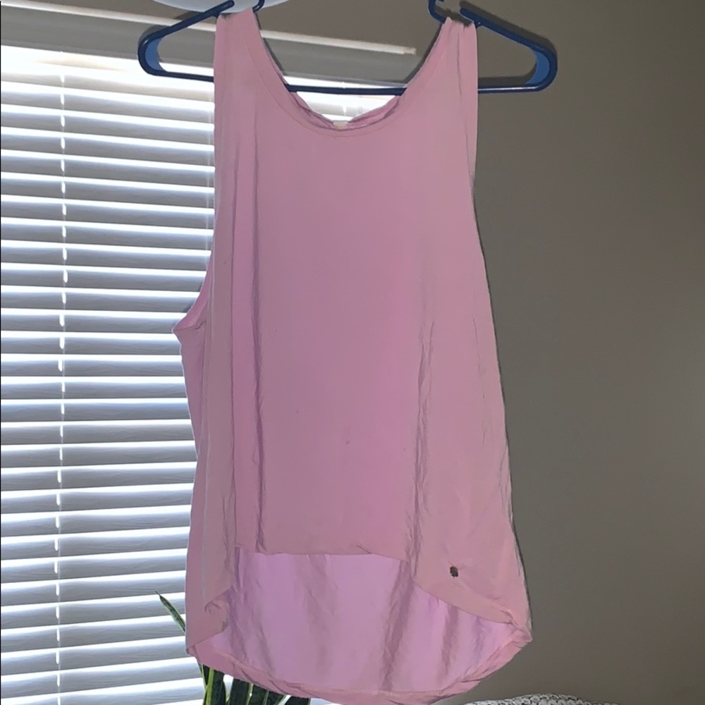 Light purple fabletics workout tank
